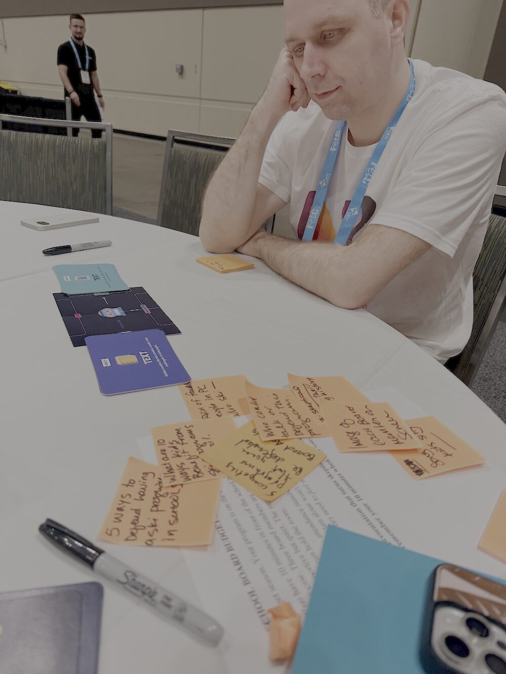 A team mid-game with the GenAI card deck
